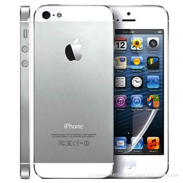 Anti-blue Light Screen Protector, Suitable for iPhone 5, Anti-fingerprint/-scratch, High Definition